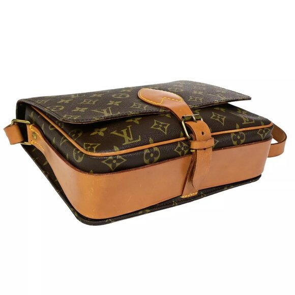 LOUIS VUITTON Cartouchiere GM Shoulder Bag Monogram Leather Brown - Picture 8 of 16